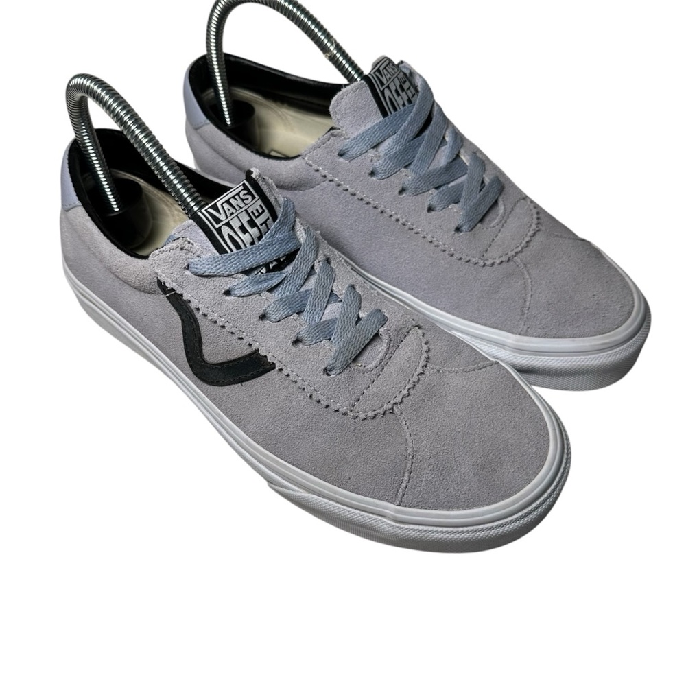 Vans Sport Zen Blue/ True White Suede Low Top Sneakers - Unisex 7.5M/9W